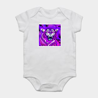 bengal tiger in zodiac of china new year pattern Baby Bodysuit